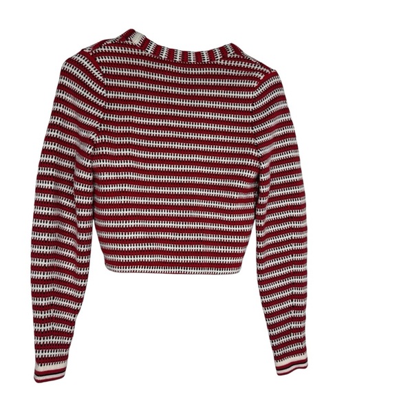 NWT Self Portrait striped cardigan and skirt set SZ small - Picture 3 of 8